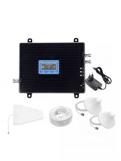 Фото: Усилитель сигнала связи Power Signal Double Black 900/1800/2100 MHz (для 2G, 3G, 4G) 70 dBi, кабель 15 м., комплект с двумя внутренними антеннами-1 Усилитель сигнала связи Power Signal Double Black 900/1800/2100 MHz (для 2G, 3G, 4G) 70 dBi, кабель 15 м., комплект с двумя внутренними антеннами-1